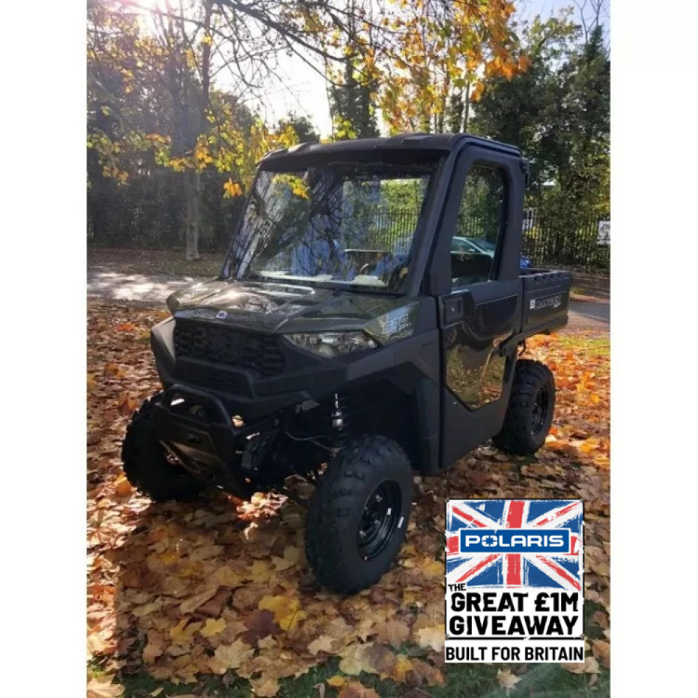 Polaris Ranger SP 570 Mid-Size Sage Green (EU) with Full Cab Kit & Heater Kit